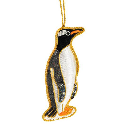 Sparkly NZ Bird, Gentoo Penguin 11cm